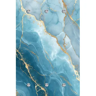Queence Design-Garderobe aus Acrylglas | Schwebende Garderobe, Schmale Flurgarderobe, Garderobenständer, Kleiderständer (WR00060, 80x120 cm)
