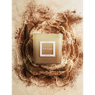 AVA & MAY Duftkerze "Tiramisu" in Hellbraun - 450 g