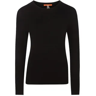 BOSS ORANGE Strickpullover IONNA mit tonalem Hahnentritt Muster Farbe schwarz 001 (M)
