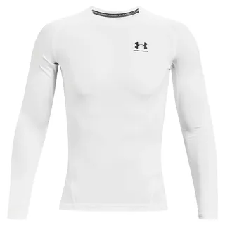 Under Armour HeatGear Armour langarm Funktionsshirt Herren 100 white/black S