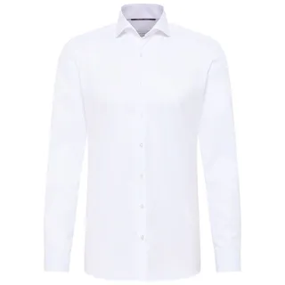 Eterna Langarmhemd Slim Fit Weiß 41