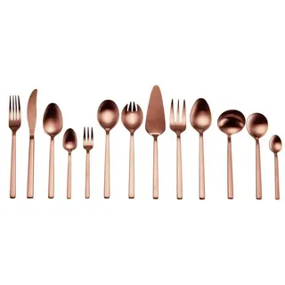 ECHTWERK Besteck-Set Tafelbesteck LINUS, Edelstahl 18/10, BRONZE EDITION, PVD Beschichtung rot