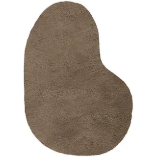 Ferm Living - Forma Wollteppich L, aschbraun