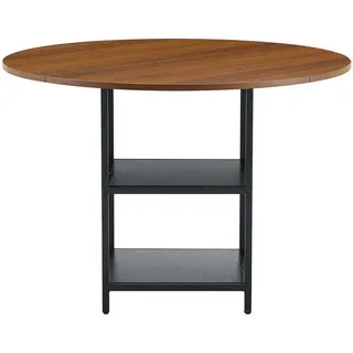 Okwish Runder Esstisch 107 x 75 cm schwarz