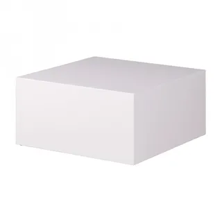 FineBuy MONOBLOC Weiß MDF 60 x 60 x 30 cm