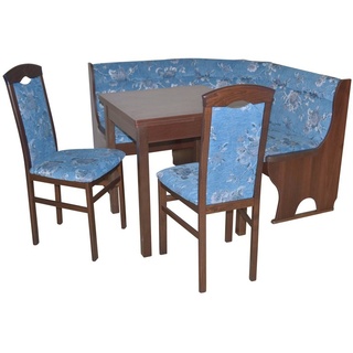 moebel-direkt-online Eckbankgruppe Anja II, (Spar-Set, 4tlg.-Set), Sitzflächen mit hochwertiger Gasdruckfeder ausgestattet blau