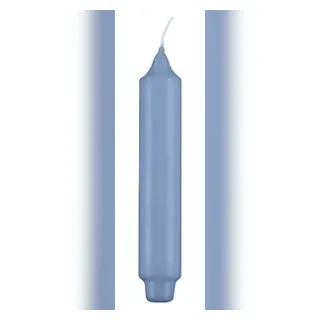 Kopschitz Kerzen Stabkerzen mit Zapfenfuß Jeans Blau 170 x Ø 30 mm, 12 Stück