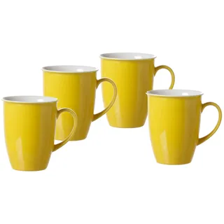 Ritzenhoff & Breker Doppio Kaffeetasse 0,32 l Gelb 4 St.