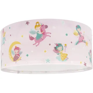 Dalber Lampe kinderzimmer, Deckenleuchte Kinder, Deckenlampe kinderzimmer, Deckenleuchte für Kinder Fairy Dreams Rosa Feen