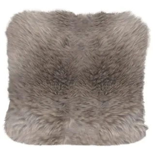 Heitmann-Felle Lammfell-Kissen 40 x 40 cm Grau