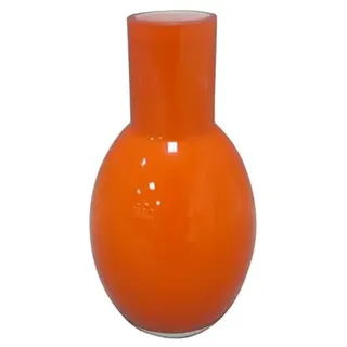 Paulnagel Überfang-Vase, orange, Daisy
