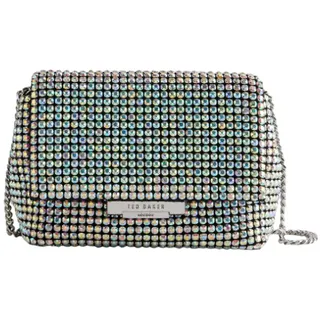 Ted Baker Umhängetasche Gliters Crystal Mini Crossbody Bag silberfarben