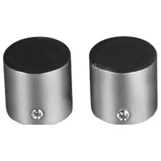 LIEDECO Endstück Ø 16 mm chrom matt 2 St.