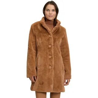 Betty Barclay Jackenblazer "Betty Barclay Longblazer mit Knöpfen", Damen, Gr. 48, braun (thrush), Obermaterial: 100% Polyester. Futter: 55% Viskose, 45% Polyester., modisch, lässig geschnitten lang, Langarm, Blazer, Material