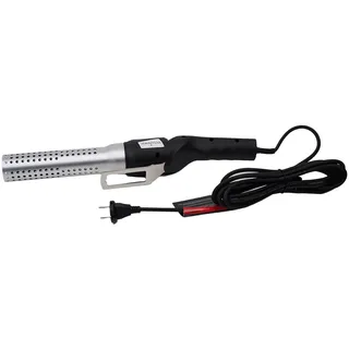 SANTOS Elektrischer Grillanzünder – 2000 W Heißluft Anzünder – Holzkohle & Briketts in 60 Sek. entfachen – 650 °C Heißluft – 5 m Kabel – sicher & chemiefrei
