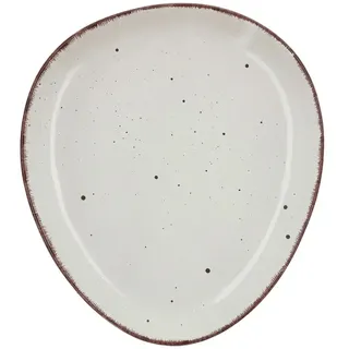 Peill+Putzler Speiseteller dreieckig 30 cm  Siena ¦ weiß ¦ Steinzeug/Steingut Ø: 30.0