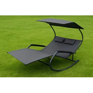 Gardissimo Doppelliege 205 x 140 x 137 cm Grau