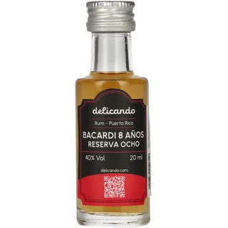Bacardi 8 Años RESERVA OCHO Rare Gold Rum 40% Vol. 0,02l