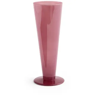 HAY - Conical Vase M, Ø 8,3 x H 23 cm, rose and dark red
