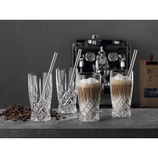 Nachtmann Latte-Macchiato-Becher Tastes Good 8tlg. Kristall, Kristalloptik Transparent Klar
