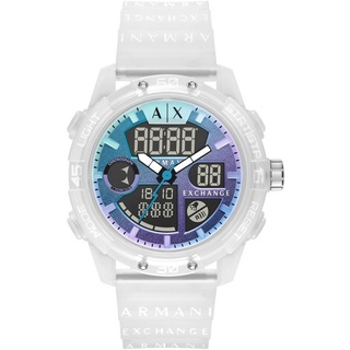 ARMANI EXCHANGE Digitaluhr AX2963, Quarzuhr, Armbanduhr, Herrenuhr weiß 
