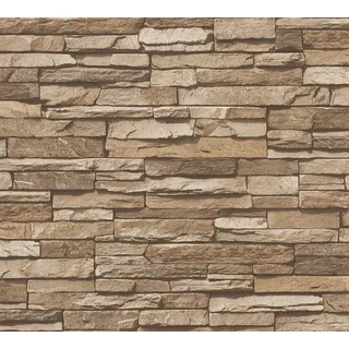 A.S. Création Vliestapete Elements 0,53 x 10,05 m 300 g beige/braun 958332