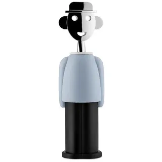 Alessi Korkenzieher Alessandro M. hellblau/schwarz