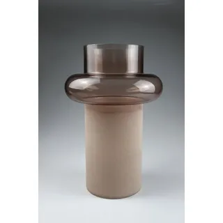 AM Design Dekovase aus Glas, BxH: 19,5x30 braun