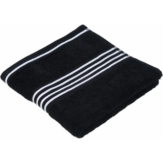 Handtuch GÖZZE "Rio" Handtücher Gr. B/L: 50 cm x 100 cm (2 St.), schwarz Handtücher Badetücher im Set, mit frischer Streifenbordüre