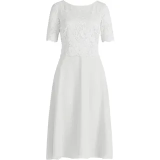 Vera Mont Cocktailkleid Mini Spitze Offwhite 50