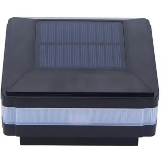 Solar-dachrinnenleuchten, Solar-terrassenleuchten Für Den Außenbereich, Ip65 Wasserdichte Solar-zaunpfostenleuchten, Dekorative Gartenleuchte (warmweiß + Blau)