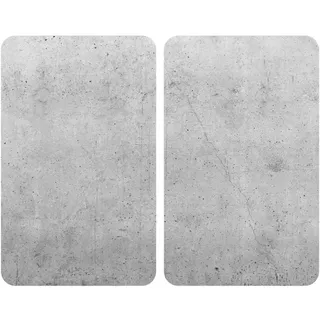 Wenko 53906100 Glasabdeckplatten Univ. Beton 2er