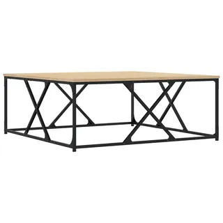 vidaXL Couchtisch Sonoma-Eiche Beige 100 x 100 x 40 cm