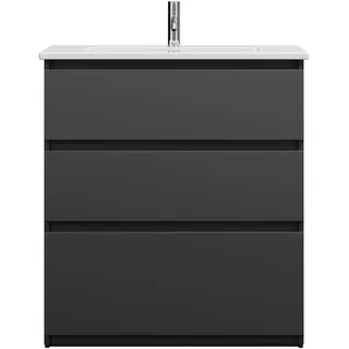 Burgbad Lin20 Keramik-Waschtisch 83 x 41,5 cm (SGHE083F5381C0001)