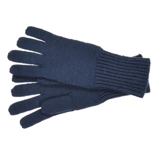 Seeberger Strickhandschuhe Feinstrick Fingerhandschuhe 18957-0 blau