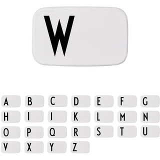 Design Letters Buchstaben Brotdose für Kinder, Erwachsene A-Z | Lunchbox BPA frei | Lunchbox Erwachsene | Personalisierte Geschenke | Ideal als Snackbox, Frühstücksbox, Brotbox Kinder, Brotdose Schule