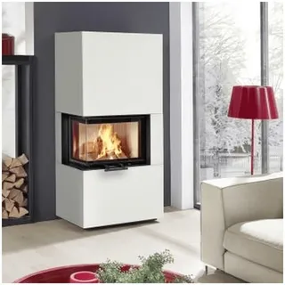 Olsberg Osorno L TopStone Kaminofen Kalkstein beige teramo natura, links 41/6369