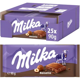 MILKA Noisette Schokolade 25 Tafeln 2250 g
