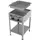 2-flammig 480 x 530 x 800 cm Edelstahl inkl. Rost und Pfanne