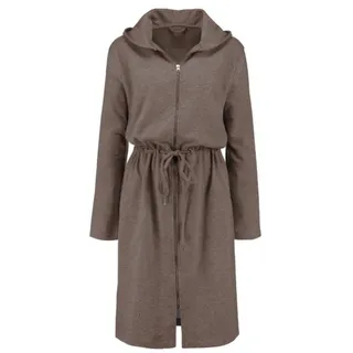 ESSENZA Bademantel Louise Chocolate, M - 60% Baumwolle, 40% Polyester - Uni