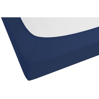 Frottee-Stretch 90 x 190 - 100 x 200 cm marine