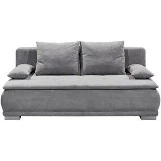 ed-lifestyle Schlafsofa Polyester 3-Sitzer Grau