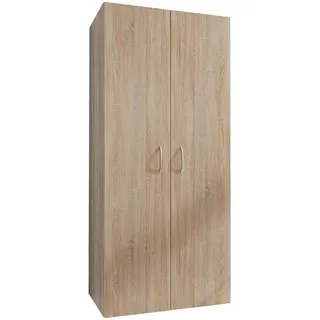 WIMEX Multiraumkonzept 80 x 185 x 40 cm braun/eiche sägerau