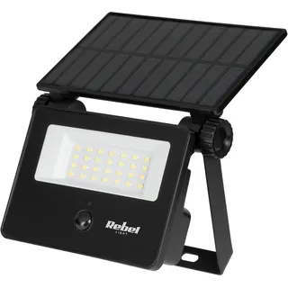Solar-gartenstrahler Mit Dämmerungs- Und Bewegungsmelder, Modell Rebel 6w