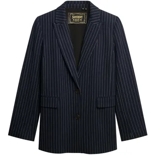Superdry Damen Nadelstreifen Boyfriend Blazer - 44