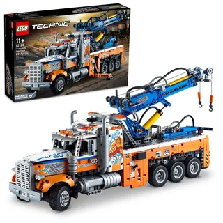 LEGO Technic Schwerlast-Abschleppwagen 42128 mit Kran, Spielzeugmodell-Bausatz, Engineering for Kids Serie