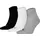 Socken Quarter Plain 3P 3er Pack Mehrfarbig 39-42