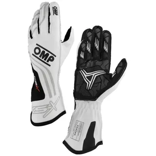 Ompracing Omp Kart Ks-X FIA 8877-2022 Handschuhe, Weiß, Größe L