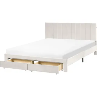 Beliani Lonzac 160 x 200 cm Weiß
