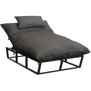 CLEMENTO Romi Loungeliege Aluminium Createxx - Anthrazite